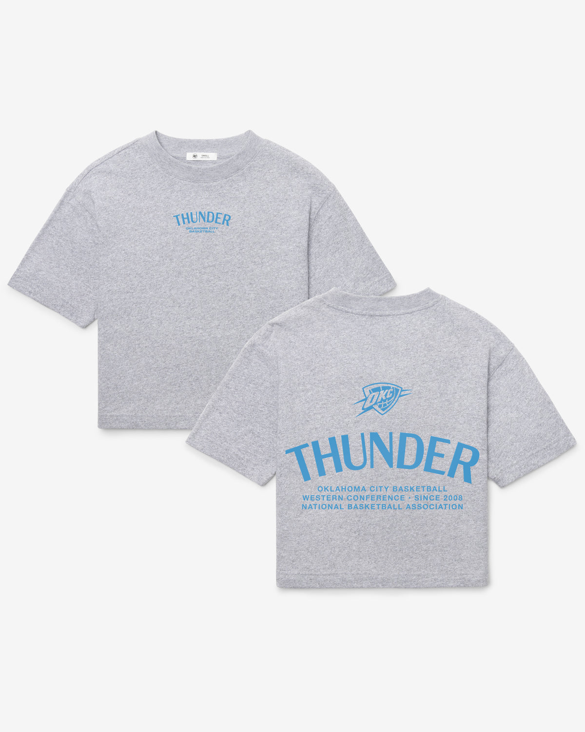 OKLAHOMA CITY THUNDER HADRIAN '47 FOUNDATION CROP TEE WOMENS