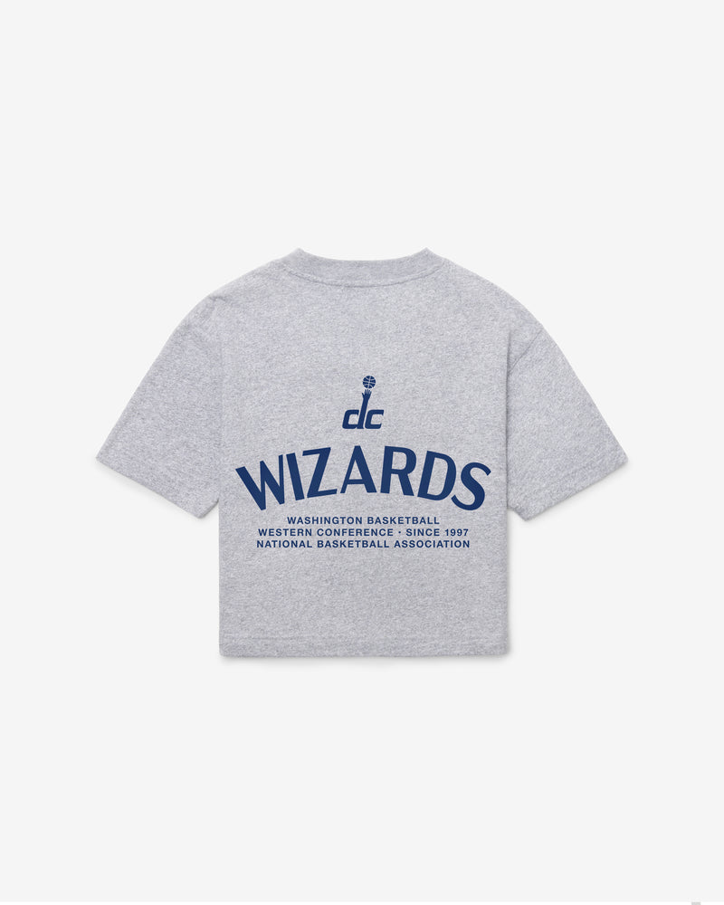 WASHINGTON WIZARDS HADRIAN '47 FOUNDATION CROP TEE WOMENS