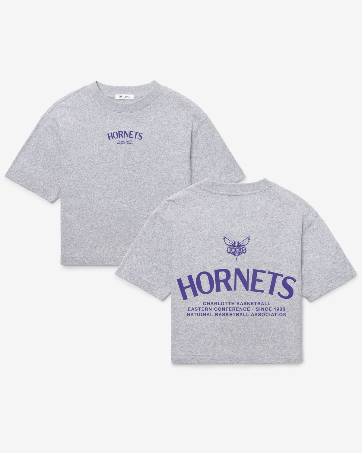 CHARLOTTE HORNETS HADRIAN '47 FOUNDATION CROP TEE WOMENS