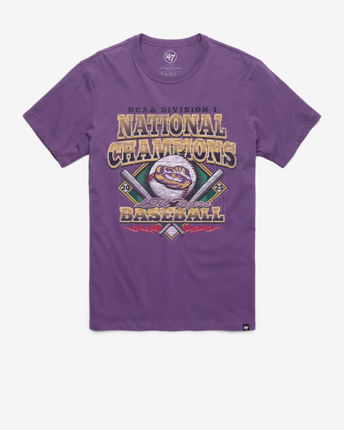 LOUISIANA STATE TIGERS LSU COLLEGE WORLD SERIES CHAMPS '47 FRANKLIN TEE
