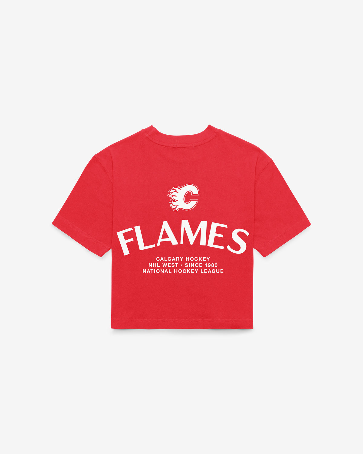 CALGARY FLAMES HADRIAN '47 FOUNDATION CROP TEE WOMENS