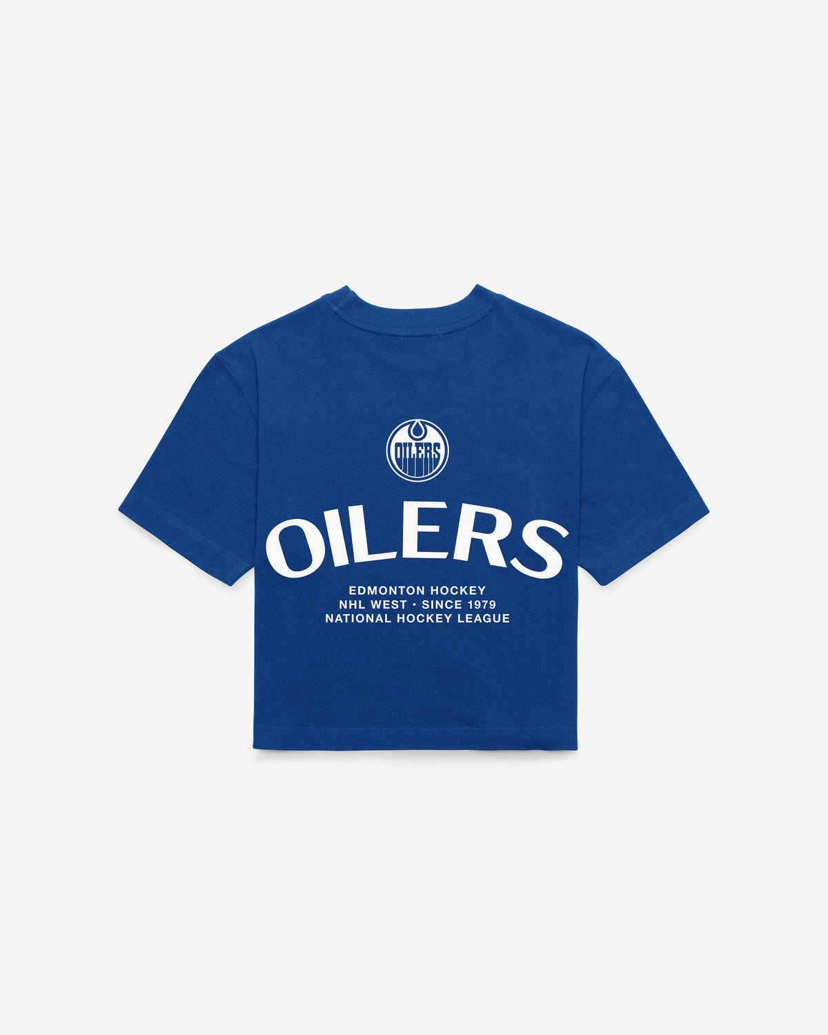 EDMONTON OILERS HADRIAN '47 FOUNDATION CROP TEE WOMENS