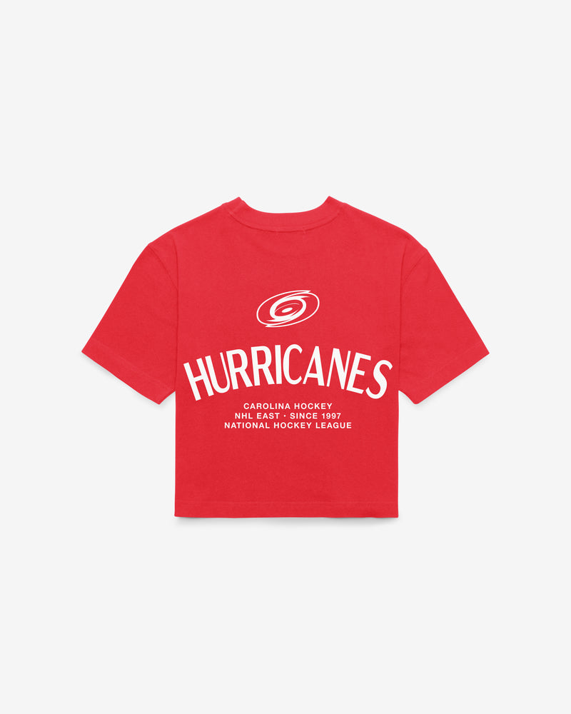 CAROLINA HURRICANES HADRIAN '47 FOUNDATION CROP TEE WOMENS