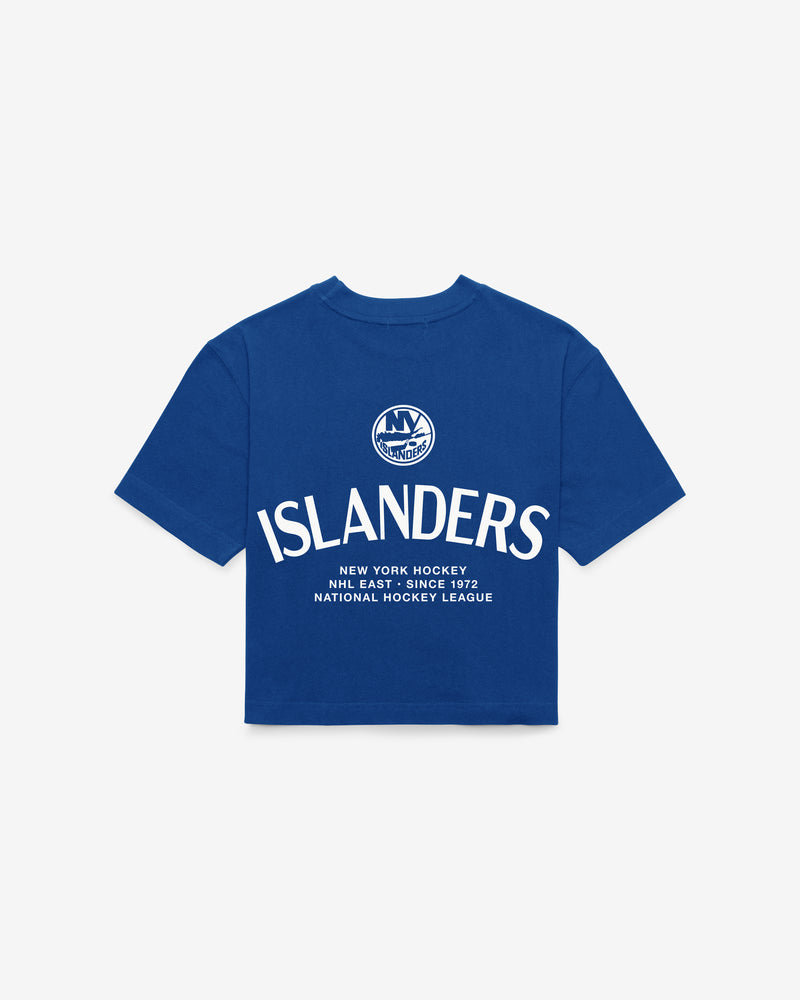 NEW YORK ISLANDERS HADRIAN '47 FOUNDATION CROP TEE WOMENS