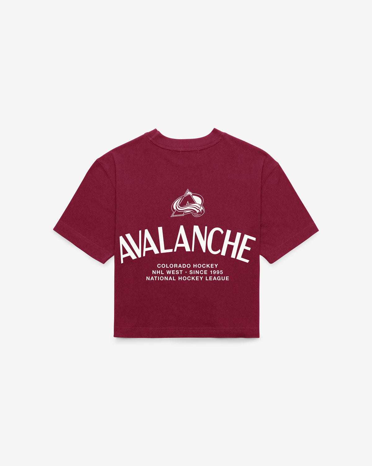 COLORADO AVALANCHE HADRIAN '47 FOUNDATION CROP TEE WOMENS
