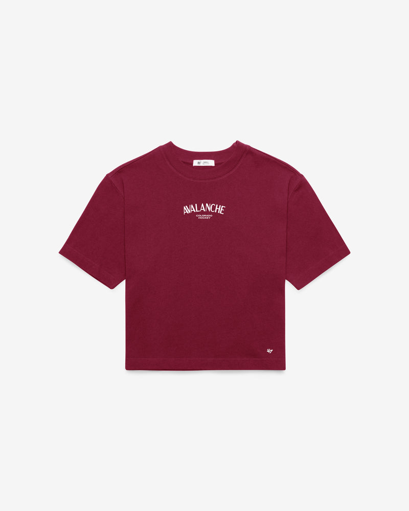 COLORADO AVALANCHE HADRIAN '47 FOUNDATION CROP TEE WOMENS
