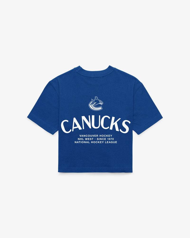 VANCOUVER CANUCKS HADRIAN '47 FOUNDATION CROP TEE WOMENS