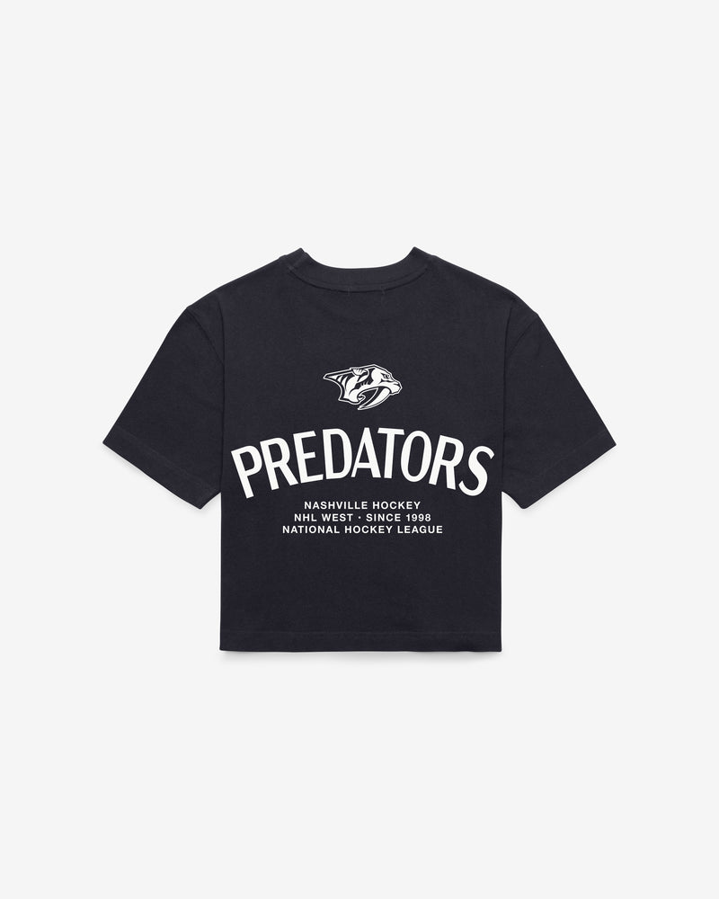NASHVILLE PREDATORS HADRIAN '47 FOUNDATION CROP TEE WOMENS