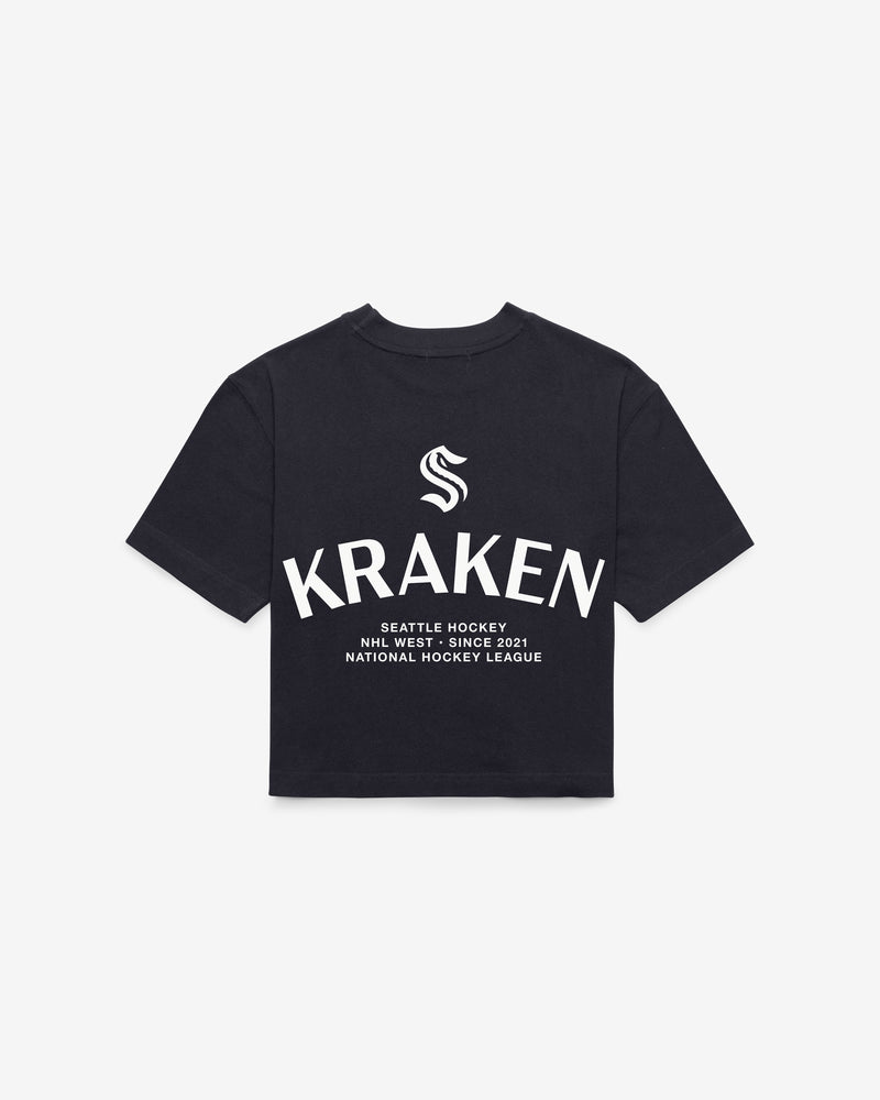 SEATTLE KRAKEN HADRIAN '47 FOUNDATION CROP TEE WOMENS