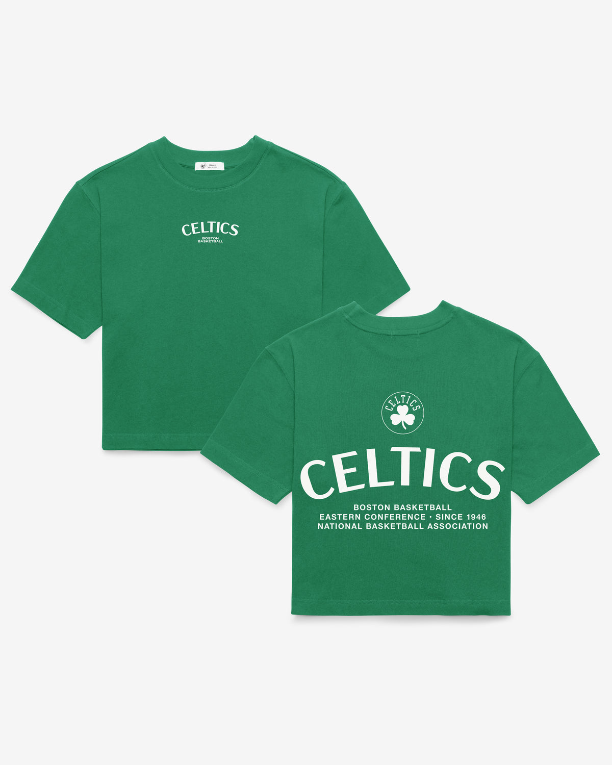 BOSTON CELTICS HADRIAN '47 FOUNDATION CROP TEE WOMENS