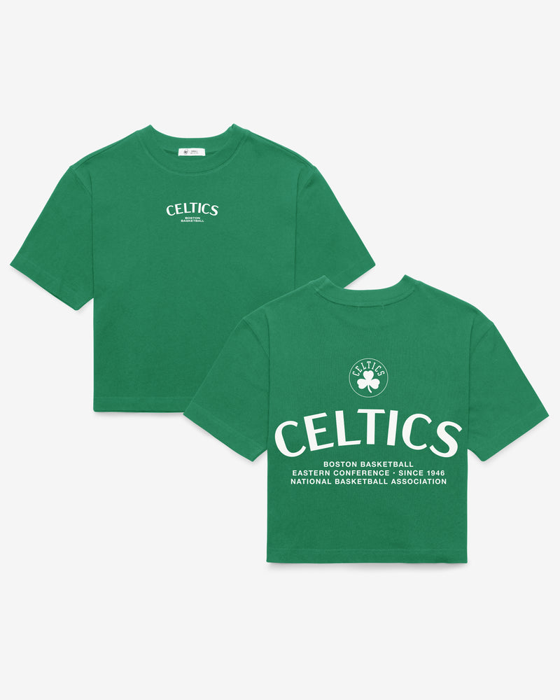 BOSTON CELTICS HADRIAN '47 FOUNDATION CROP TEE WOMENS