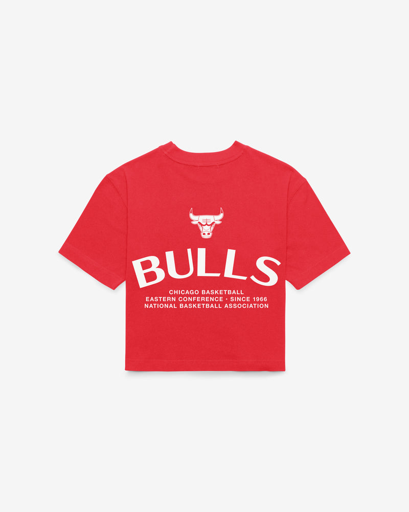 CHICAGO BULLS HADRIAN '47 FOUNDATION CROP TEE WOMENS