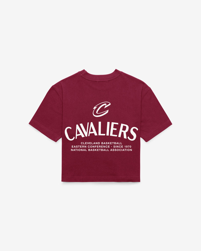 CLEVELAND CAVALIERS HADRIAN '47 FOUNDATION CROP TEE WOMENS