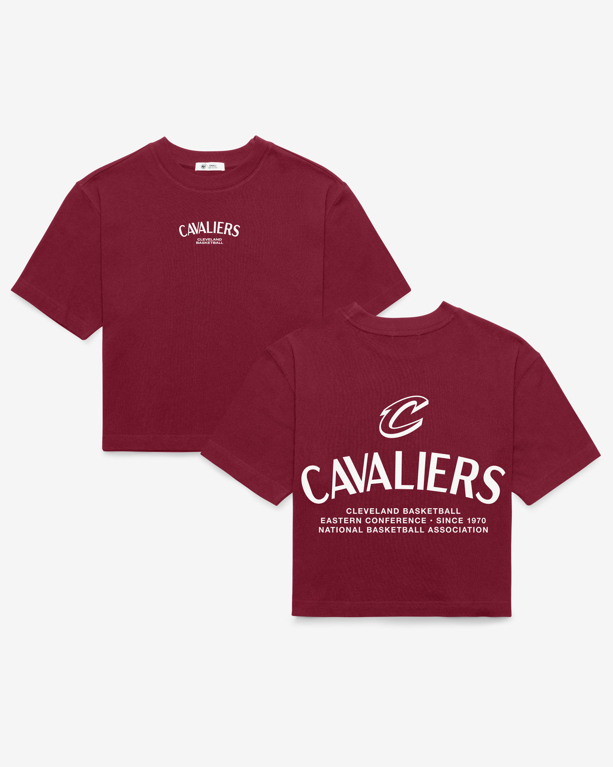 CLEVELAND CAVALIERS HADRIAN '47 FOUNDATION CROP TEE WOMENS