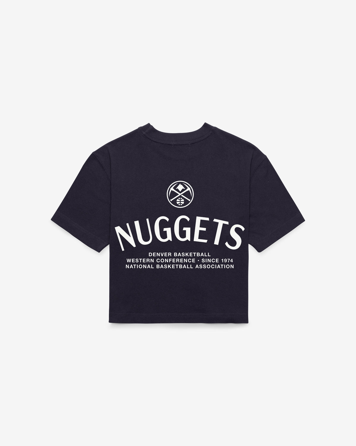 DENVER NUGGETS HADRIAN '47 FOUNDATION CROP TEE WOMENS