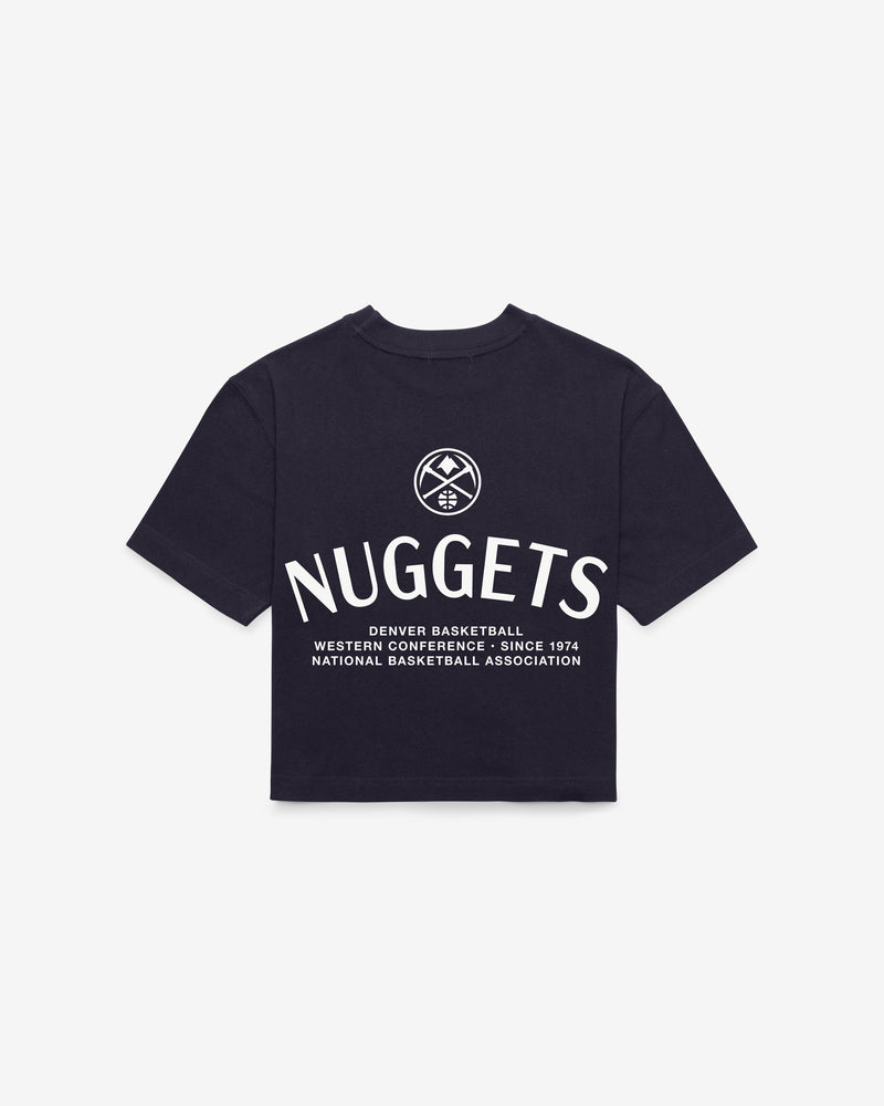 DENVER NUGGETS HADRIAN '47 FOUNDATION CROP TEE WOMENS