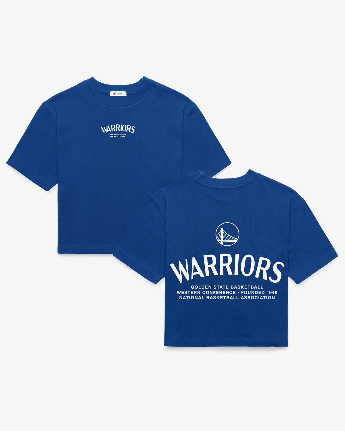 GOLDEN STATE WARRIORS HADRIAN '47 FOUNDATION CROP TEE WOMENS