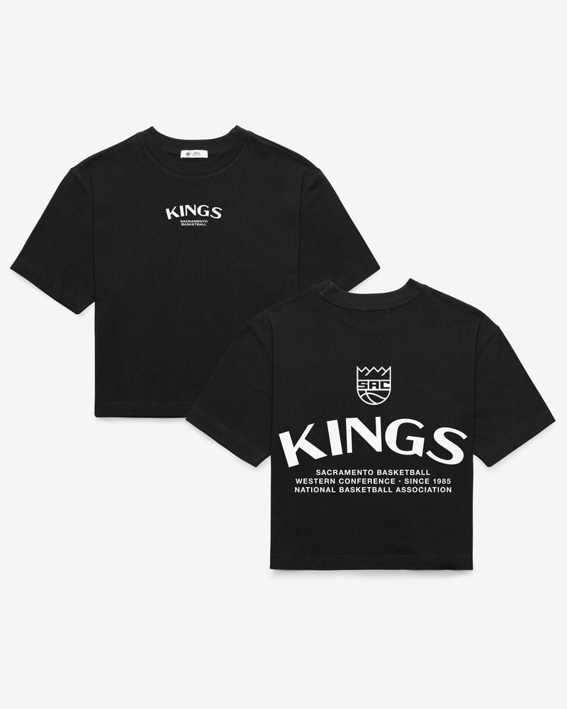 SACRAMENTO KINGS HADRIAN '47 FOUNDATION CROP TEE WOMENS