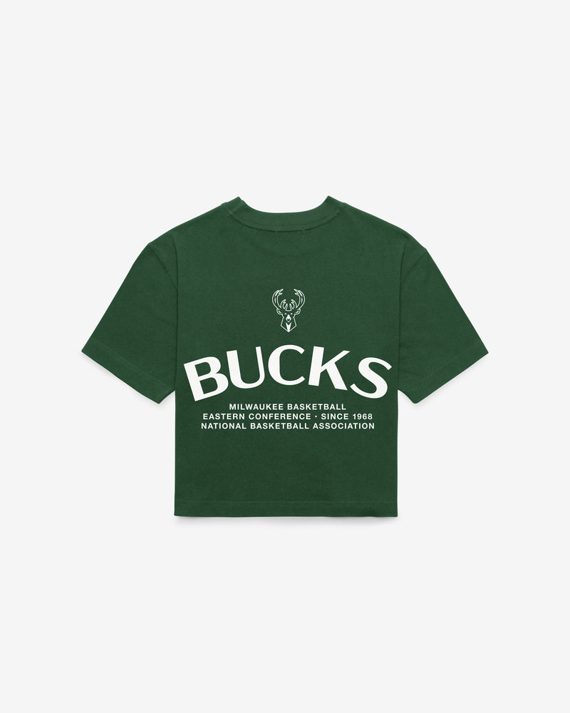 MILWAUKEE BUCKS HADRIAN '47 FOUNDATION CROP TEE WOMENS