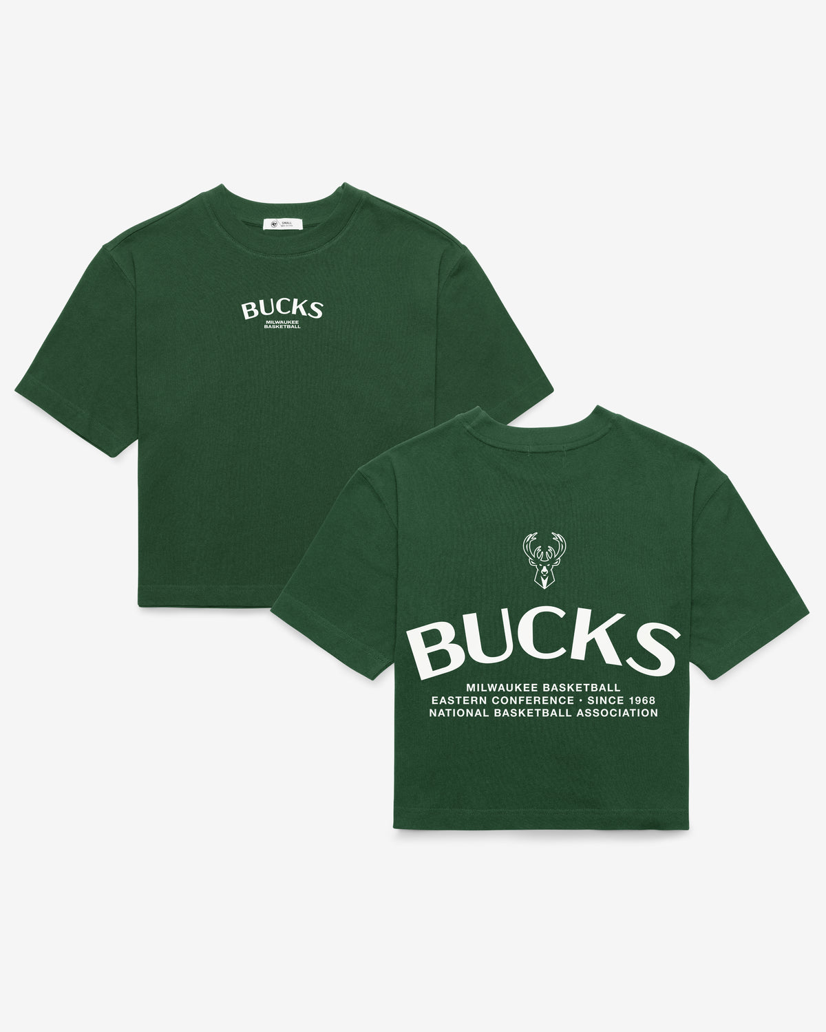 MILWAUKEE BUCKS HADRIAN '47 FOUNDATION CROP TEE WOMENS
