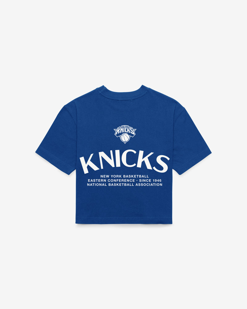 NEW YORK KNICKS HADRIAN '47 FOUNDATION CROP TEE WOMENS