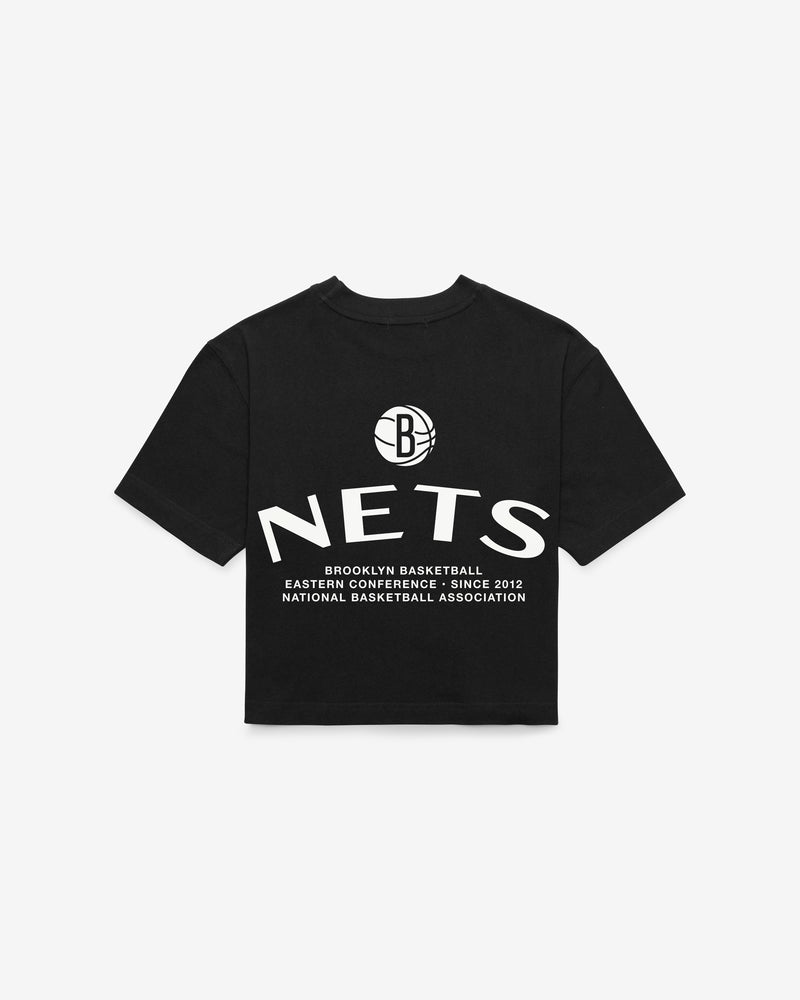 BROOKLYN NETS HADRIAN '47 FOUNDATION CROP TEE WOMENS