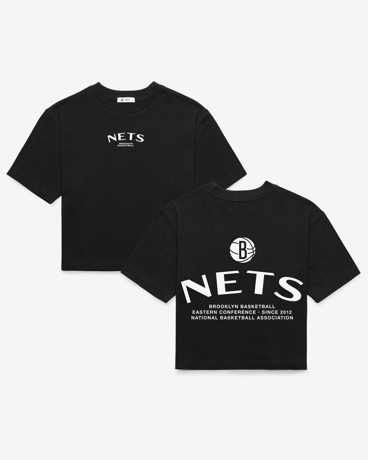 BROOKLYN NETS HADRIAN '47 FOUNDATION CROP TEE WOMENS