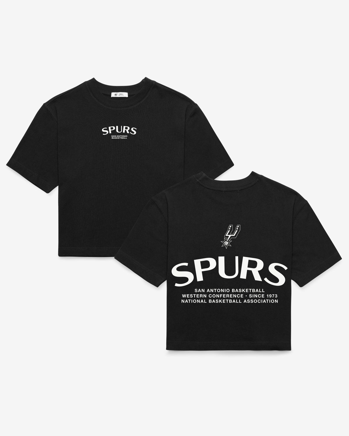 SAN ANTONIO SPURS HADRIAN '47 FOUNDATION CROP TEE WOMENS
