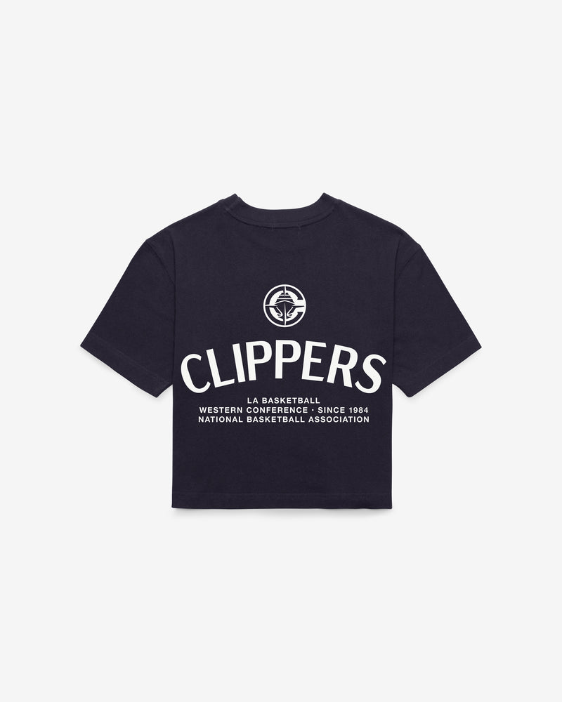 LOS ANGELES CLIPPERS HADRIAN '47 FOUNDATION CROP TEE WOMENS