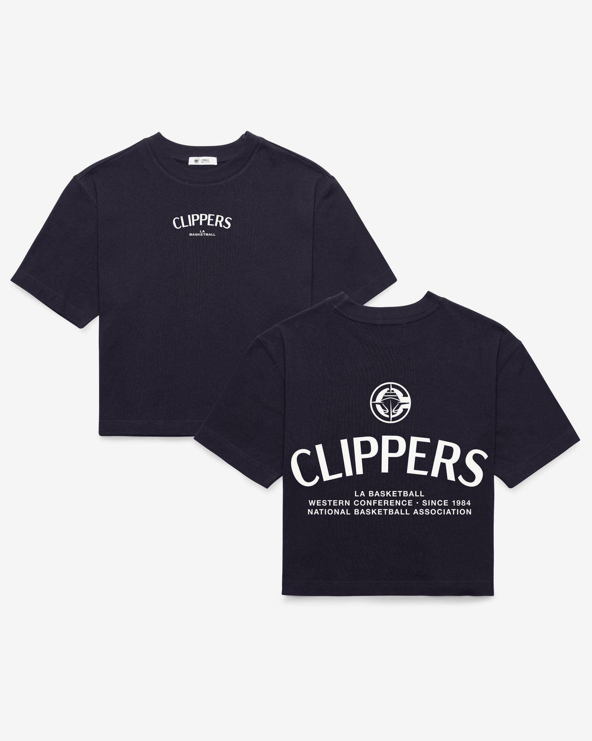 LOS ANGELES CLIPPERS HADRIAN '47 FOUNDATION CROP TEE WOMENS