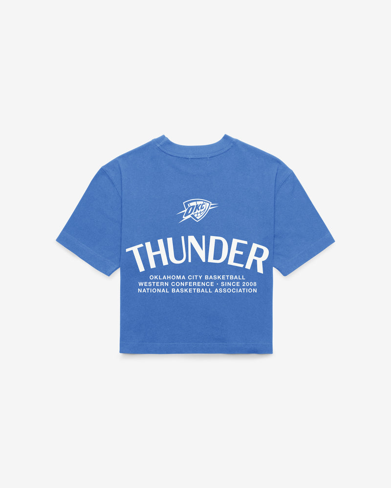 OKLAHOMA CITY THUNDER HADRIAN '47 FOUNDATION CROP TEE WOMENS