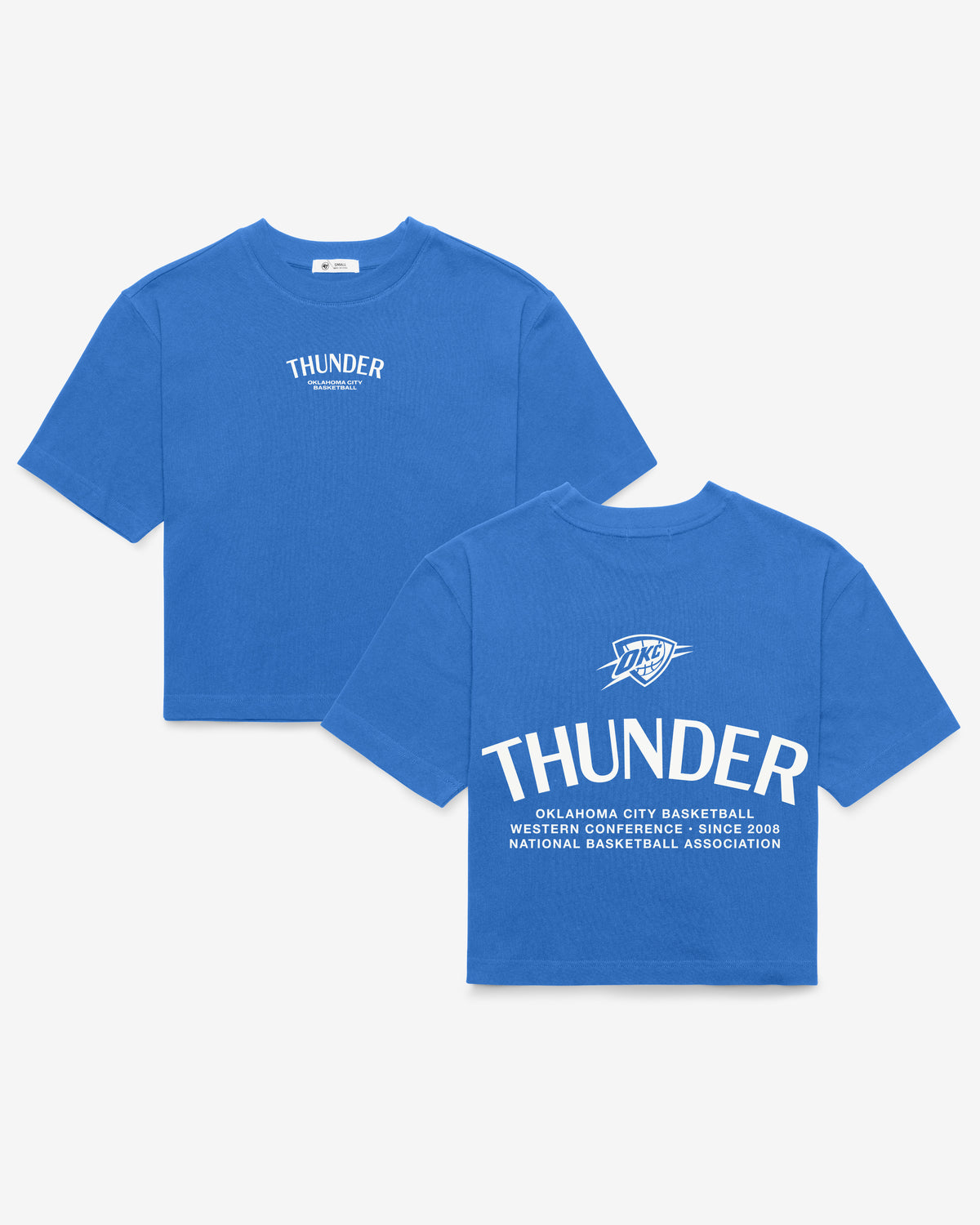 OKLAHOMA CITY THUNDER HADRIAN '47 FOUNDATION CROP TEE WOMENS