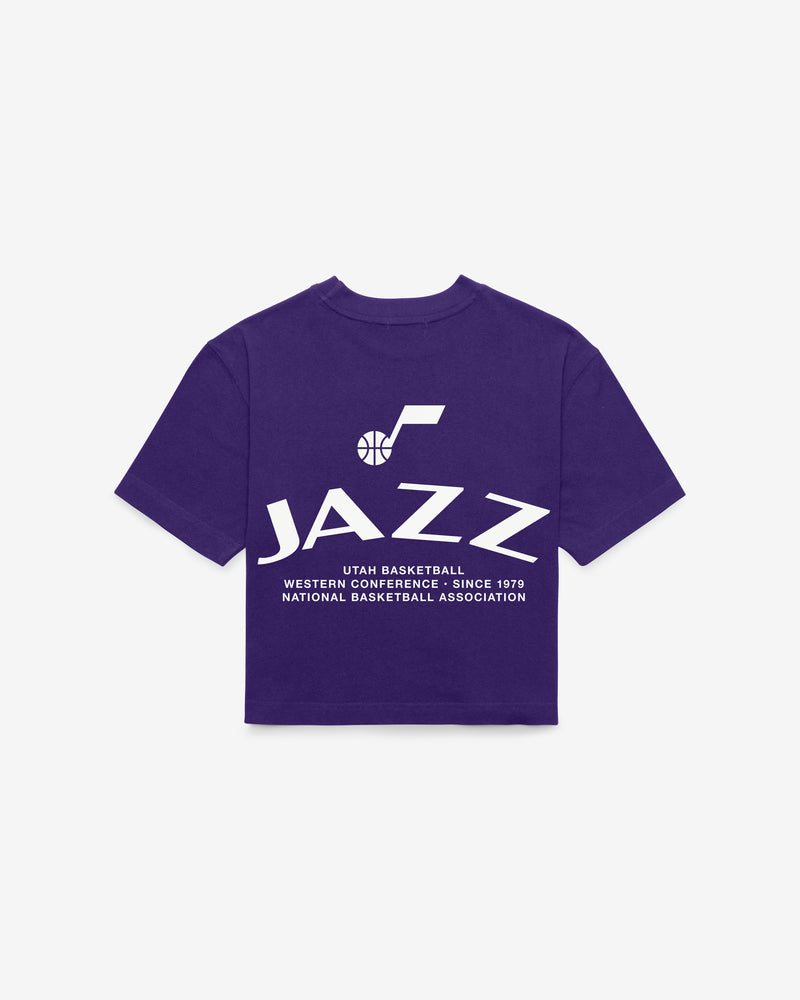 UTAH JAZZ HADRIAN '47 FOUNDATION CROP TEE WOMENS