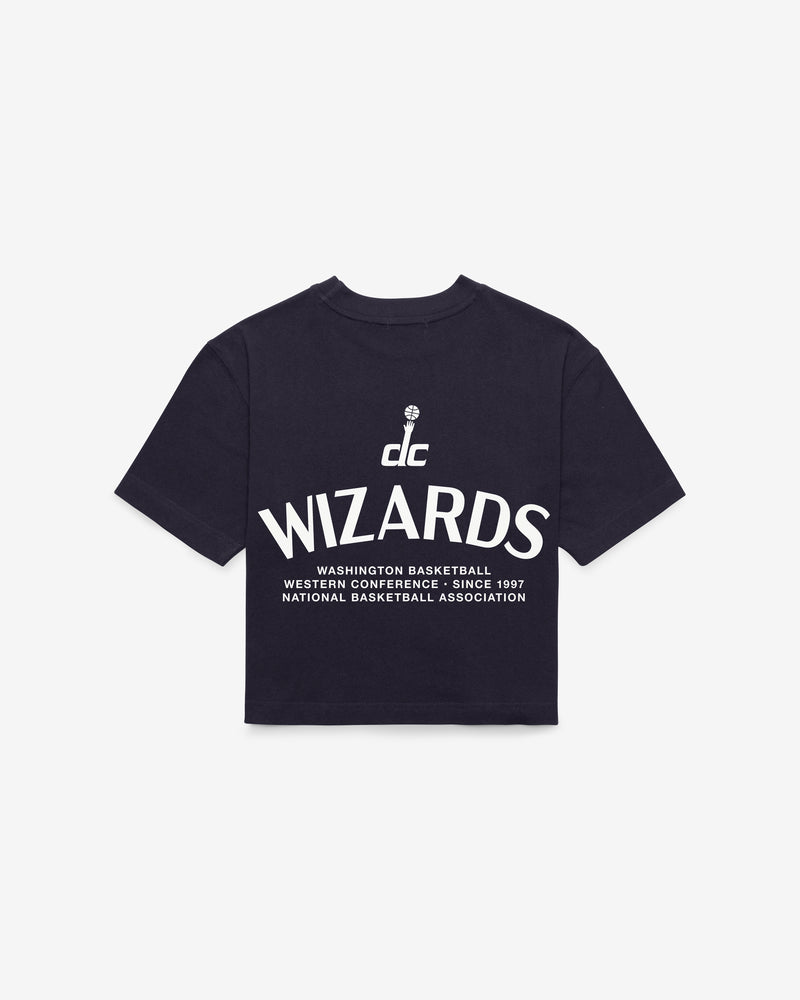 WASHINGTON WIZARDS HADRIAN '47 FOUNDATION CROP TEE WOMENS