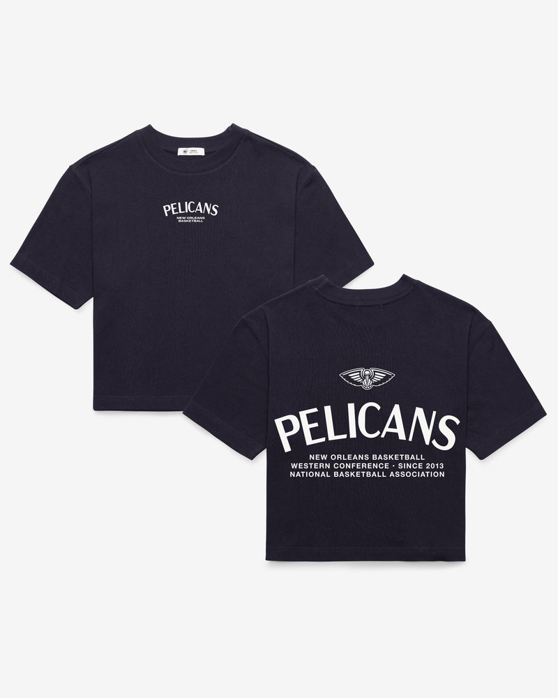 NEW ORLEANS PELICANS HADRIAN '47 FOUNDATION CROP TEE WOMENS