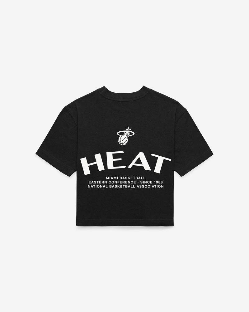 MIAMI HEAT HADRIAN '47 FOUNDATION CROP TEE WOMENS