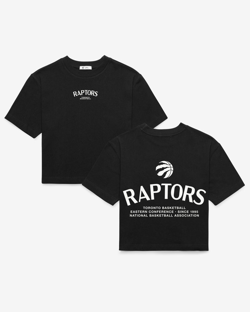 TORONTO RAPTORS HADRIAN '47 FOUNDATION CROP TEE WOMENS