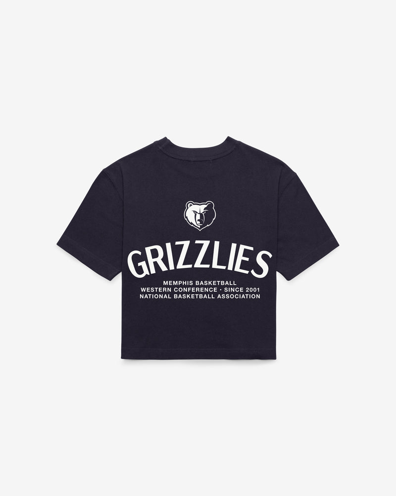 MEMPHIS GRIZZLIES HADRIAN '47 FOUNDATION CROP TEE WOMENS