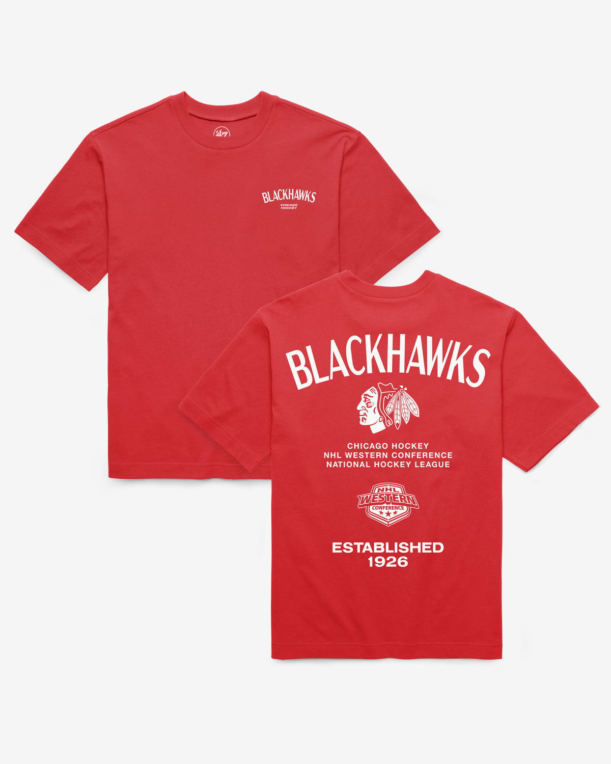 CHICAGO BLACKHAWKS CONSTANTINE '47 FOUNDATION TEE