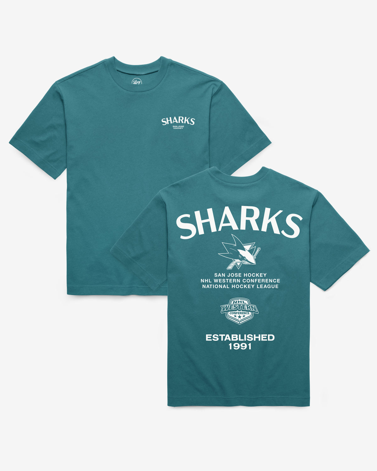 SAN JOSE SHARKS CONSTANTINE '47 FOUNDATION TEE
