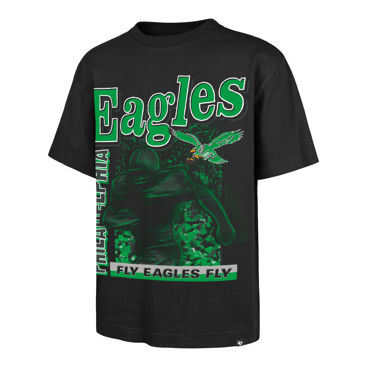PHILADELPHIA EAGLES HISTORIC SPEED BURST '47 FOUNDATION TEE