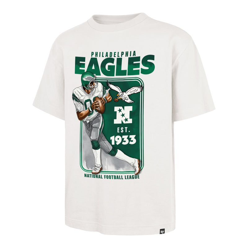 PHILADELPHIA EAGLES HISTORIC PLAYBRUSH '47 FOUNDATION TEE