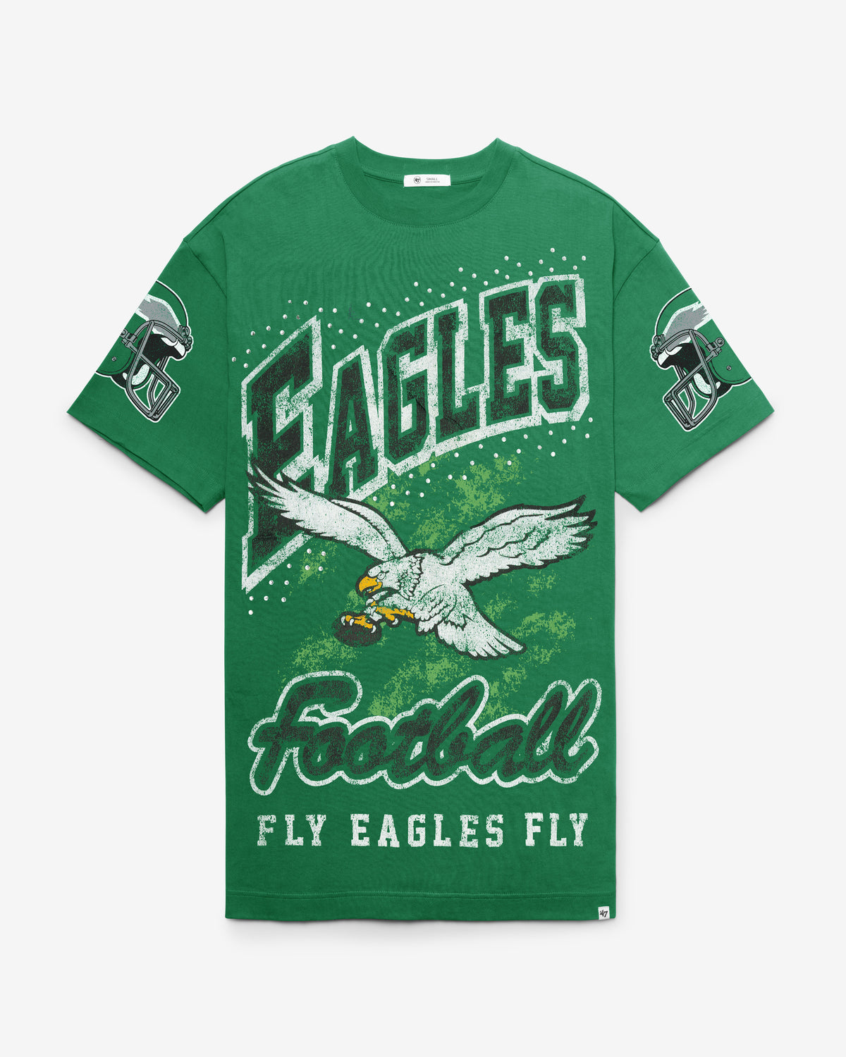 PHILADELPHIA EAGLES HISTORIC GEMSTONE SWASH '47 WOMEN'S T-SHIRT DRESS