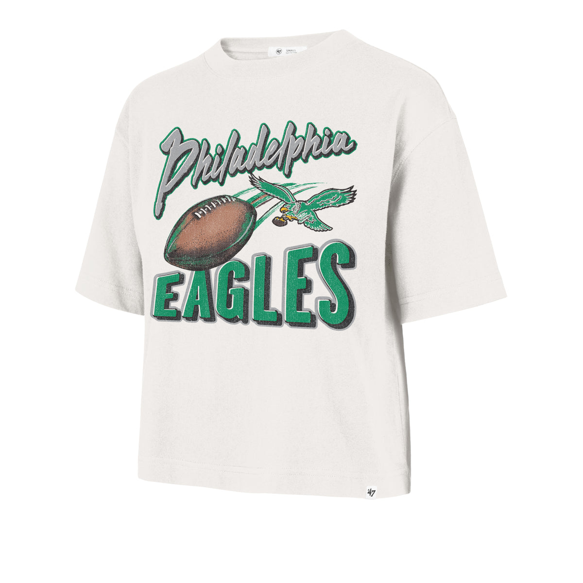 PHILADELPHIA EAGLES HISTORIC DIME TIME '47 REED CITY TEE WOMENS
