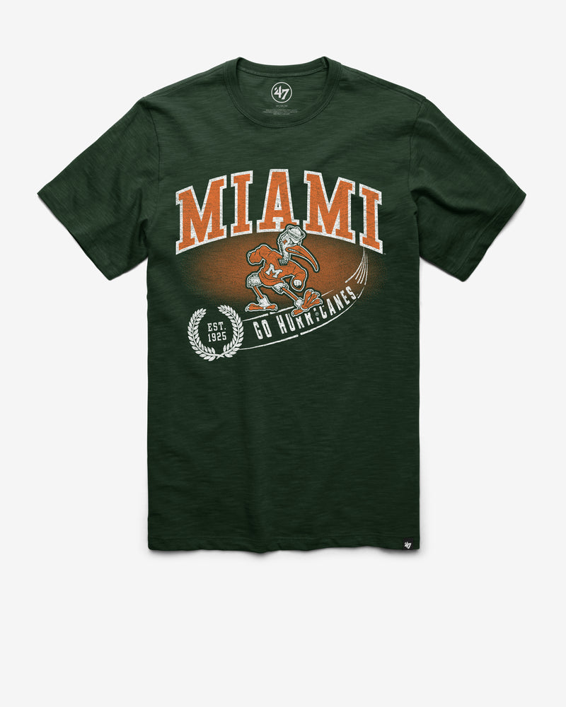 MIAMI HURRICANES VINTAGE STREAK '47 SCRUM TEE