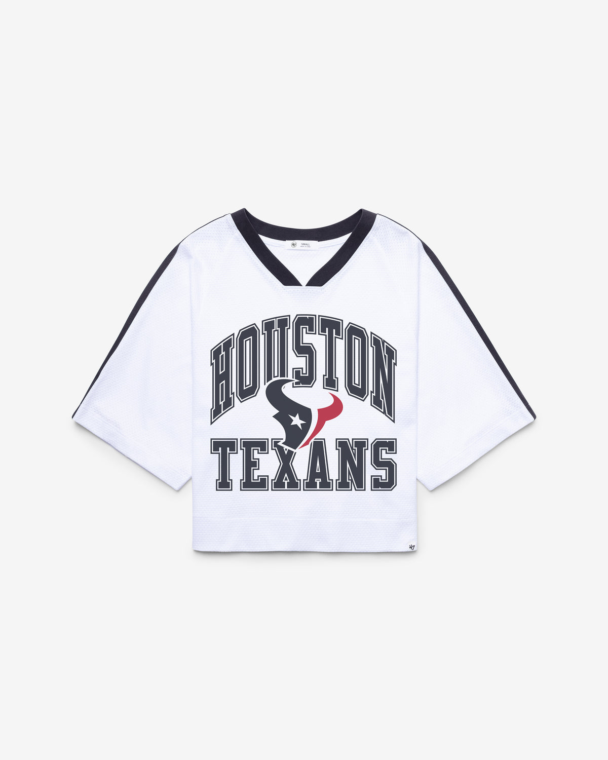 HOUSTON TEXANS BIG OVERARCH '47 WOMEN'S DROP NEEDLE RAGLAN JERSEY