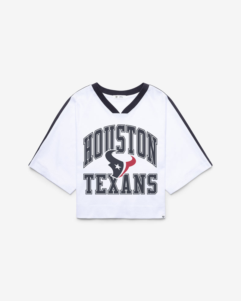 HOUSTON TEXANS BIG OVERARCH '47 WOMEN'S DROP NEEDLE RAGLAN JERSEY