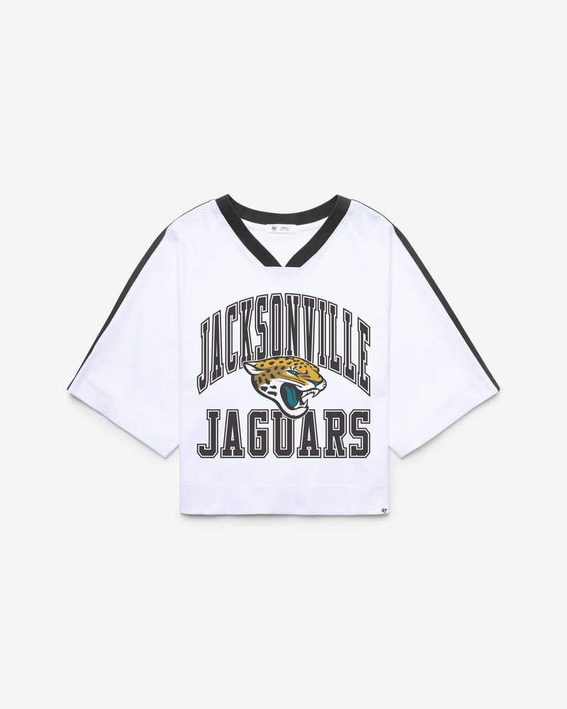 JACKSONVILLE JAGUARS BIG OVERARCH '47 WOMEN'S DROP NEEDLE RAGLAN JERSEY