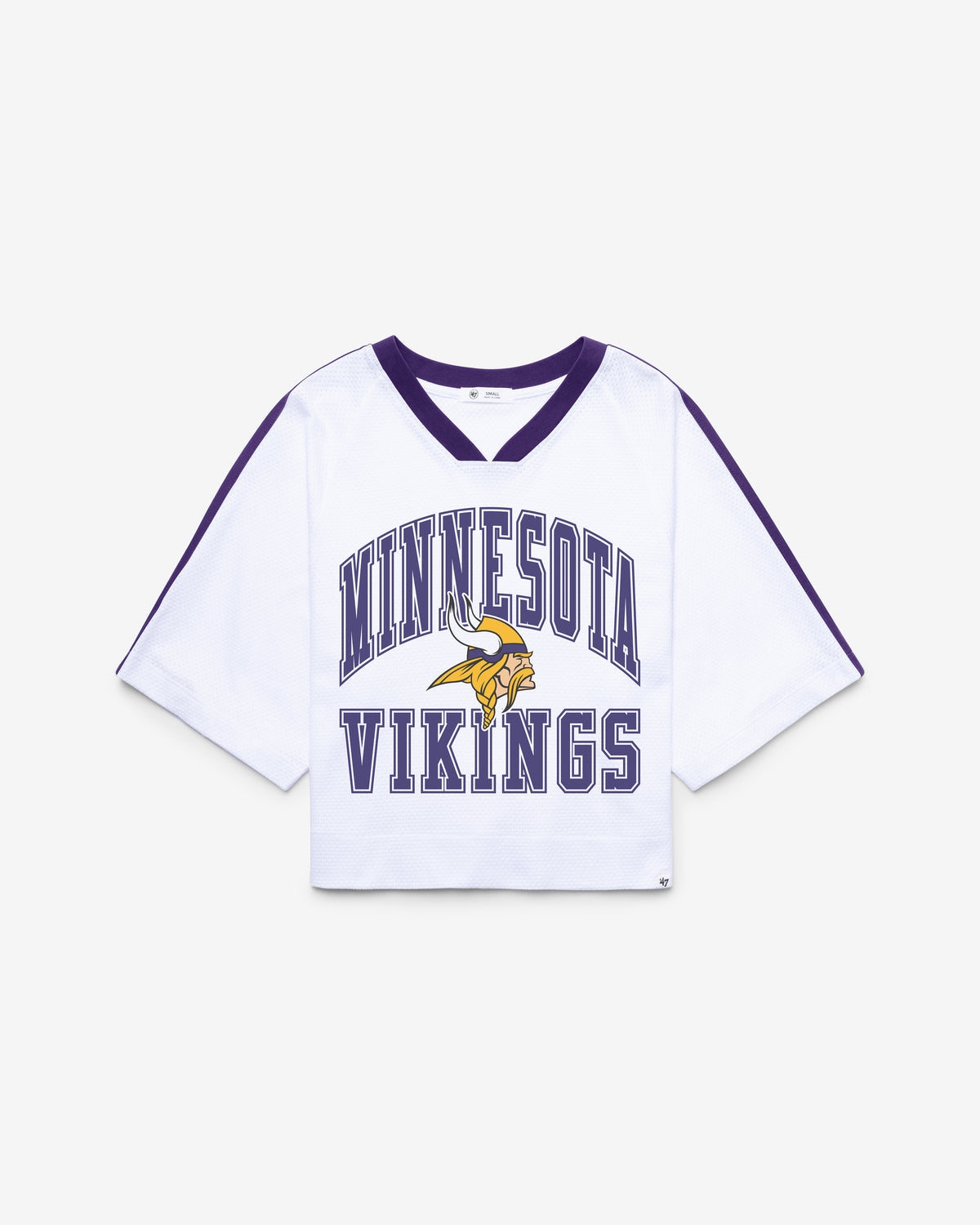 MINNESOTA VIKINGS BIG OVERARCH '47 WOMEN'S DROP NEEDLE RAGLAN JERSEY