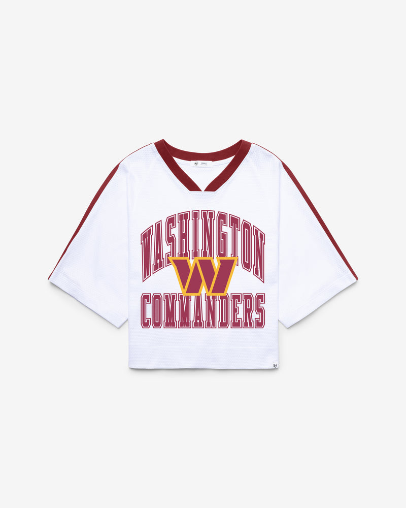 WASHINGTON COMMANDERS BIG OVERARCH '47 WOMEN'S DROP NEEDLE RAGLAN JERSEY